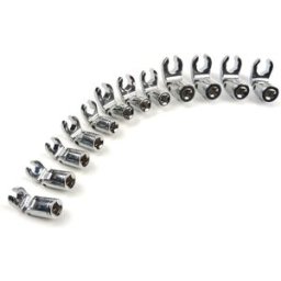 HBM set de clés à patte d'oie inclinables 12 pièces, 3/8 inch