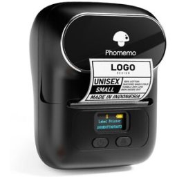 Innovagoods - Imprimante thermique portable pour étiquettes Phomemo M110 noire - 11,4 x 8,7 x 6,2 cm OS