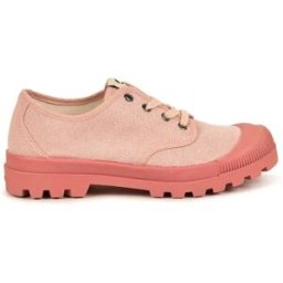 Pataugas - Bottines à lacets en toile Authentique version basse beiges 38