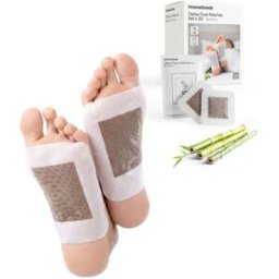 Innovagoods - Patchs détoxifiants pour les pieds au bambou blancs - 30 unités OS