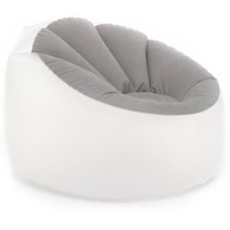 Innovagoods - Fauteuil Gonflable avec LED Multicolore et Télécommande Chight gris/transparent OS