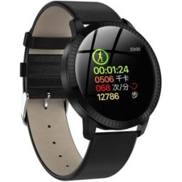 YONIS Montre Connectée Ios Android Smartwatch Sport Cardio Traqueur D'activité Noir