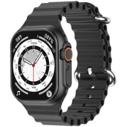YONIS Montre Connectée Ultra Smart Ip68 Écran Couleur 2.02' Cardio Tension Musique Nfc