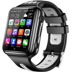 YONIS Montre Gps Montre Connectée Android 1.54" 2+16go Wifi Bluetooth Noire Grise