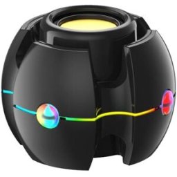 YONIS Mini Enceinte Bluetooth Effet Lumineux Rgb Son Surround 3d Autonomie 4 Heures