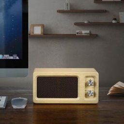 YONIS Enceinte Bluetooth Bois Puissante 16w Autonomie 3-6h Support Micro Sd Aux U Disk