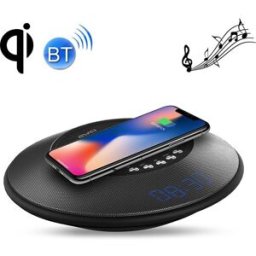 YONIS Enceinte Bluetooth Nomade Subwoofer Sans Fil Micro Sd Usb Kit Main-libre Argent