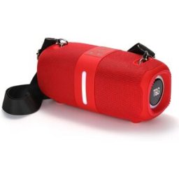 YONIS Enceinte Bluetooth Sans Fil Portable Extérieure Rouge Son Stéréo Puissant 360°