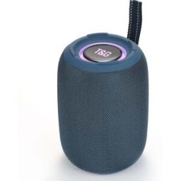 YONIS Enceinte Bluetooth Camouflage 15w Portable Avec Subwoofer Et Led Colorées