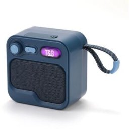 YONIS Enceinte Bluetooth Portable 5 W Avec Lumières Led Radio Fm Et Appairage Tws