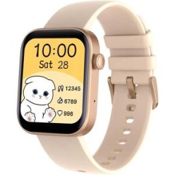 YONIS Montre Connectée Écran 1.8 Pouces Bluetooth Surveillance Cardiaque 100+ Sports Modes