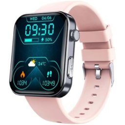 YONIS Montre Connectée Écran 2.1 Pouces Appels Bluetooth Ecg 50+ Modes Sportifs