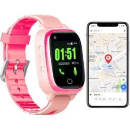 YONIS Montre Traceur Gps 4g Pour Senior Enfant Localisation Température Cardio Pression