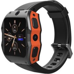 YONIS Montre Connectée 4g Android 9.0 Double Caméra Étanche Ip68 Écran 1.99 Pouce