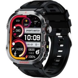 YONIS Montre Connectée Étanche 10m Écran 2.01' Appels Bluetooth Et Plus