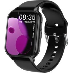 YONIS Montre Connectée Argentée Écran Ips 1.9 Pouces Appels Santé Étanche Ip67