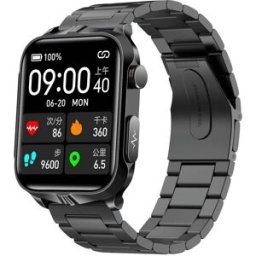YONIS Montre Connectée Ip68 Ecg Surveillance Santé Écran Ips 1.83' Contrôle App