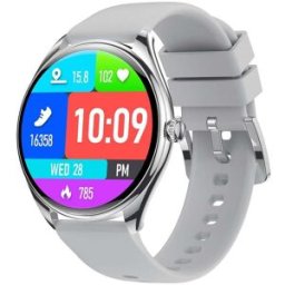 YONIS Montre Connectée Ultra-fine Écran Amoled Hd Appels Bluetooth Santé Sport