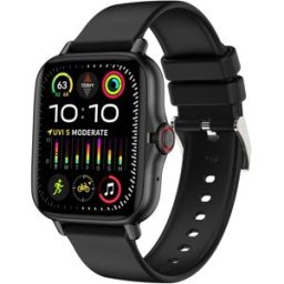 YONIS Montre Connectée Sportive Écran Tft 1.44 Pouce Appels Bluetooth Étanche Ip65