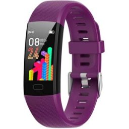 YONIS Bracelet Connecté Multifonction Écran Couleur Suivi Santé Sommeil Compatibilité Ios Android