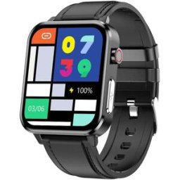 YONIS Montre Connectée Ip68 Écran Tft 1.7' Suivi Santé Ai Diag Température Spo2