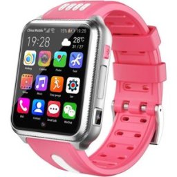 YONIS Montre Téléphone Android Traceur Gps Wifi Rose Blanc