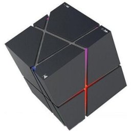 YONIS Mini Enceinte Bluetooth Design Rubik's Cube Avec Commande Vocale Ai Lumière Rgb Son Hd