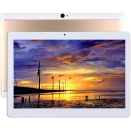 YONIS Tablette 10 Pouces Android 7.0 Wifi Quad Core 1.3 Ghz Dual Sim Or