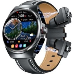 YONIS Montre Connectée Écouteurs Bluetooth Écran Ips 1.53 Pouces Multifonction