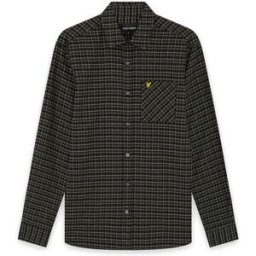Lyle & Scott Chemise à Manches Longues Lw2511v Jet Black M Homme