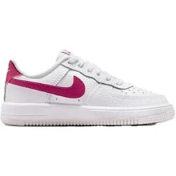 Nike Baskets Force 1 Low Lace Ms Ps White / Sweet Beet EU 34 Garçon,Fille