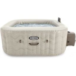 INTEX PureSpa Chevron Bubble Deluxespa gonflable pour 4 personnes S2 28446NP