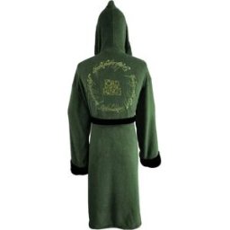 Groovy Peignoir Lord Of The Rings Fleece Elven Green / Gold One Size unisex