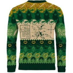 Aaa Merchandise Pull De Noël Lord Of The Rings The Shire Green / Brown L unisex