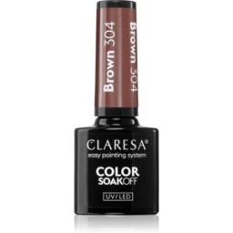 Claresa SoakOff UV/LED Color Brown vernis à ongles gel teinte 304 5 g