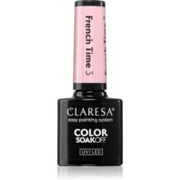 Claresa SoakOff UV/LED Color French Time vernis à ongles gel lampe UV/LED teinte 3 5 g