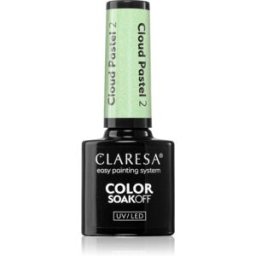Claresa SoakOff UV/LED Color Cloud Pastel vernis à ongles gel lampe UV/LED teinte 2 5 g