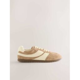 next Baskets à lacets en daim Forever Comfort Slimline à empiècements Brun EU 37.5 (UK 4.5)