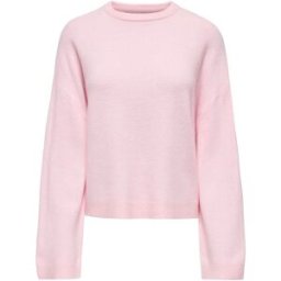 only ONLY Long Sleeve Round Neck Knitted Jumper Rose FR 40 (EU 38)