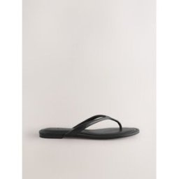 next Tongs en cuir à bout rond Forever Comfort Noir EU 39 (UK 6 W)