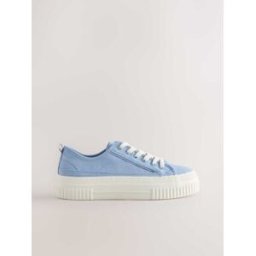 next Baskets à lacets à semelle épaisse Forever Comfort bleu EU 38.5 (UK 5.5)