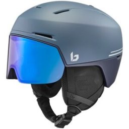 Bollé Casque de ski à visière BOLLE X-FUSION (Sailor Blue Matte - Photochromic Blue Cat 1 to 3) Mixte S 52-55
