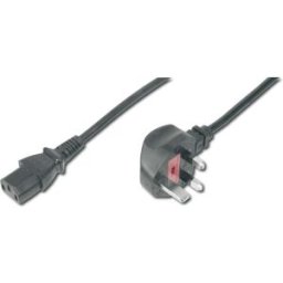Digitus ordinateur, alimentation, appareils IEC Cordon [1x mâle anglaise - 1x Secteur femelle C13] 1.80 m noir