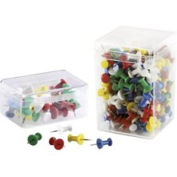 magnetoplan Punaise pour tableau daffichage jaune, blanc, bleu, rouge, vert 200 pc(s)