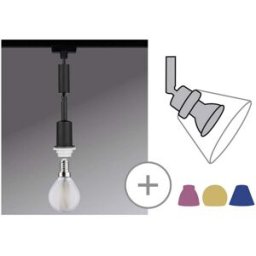Paulmann Luminaire sur rail haute tension URail E14 noir (mat)