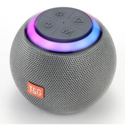 YONIS Enceinte Bluetooth Portable Extérieure Avec Lumière Led Ambiance Rouge Puissante