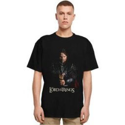 Merchcode T-shirt à Manches Courtes Lord Of The Rings Aragorn Oversized Black S Homme