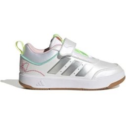 Adidas Baskets Tensaur Sport 3.0 Girls Kids Ftwr White / Silver Metallic / Clear Pink EU 33 1/2 Garçon,Fille