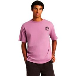 Protest T-shirt à Manches Courtes Elstow Plum Mauve XL Homme