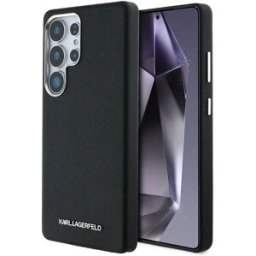 Karl Lagerfeld Coque De Téléphone Pu Saffiano Metal Logo And Frame Samsung Galaxy S25 Ultra Black One Size unisex